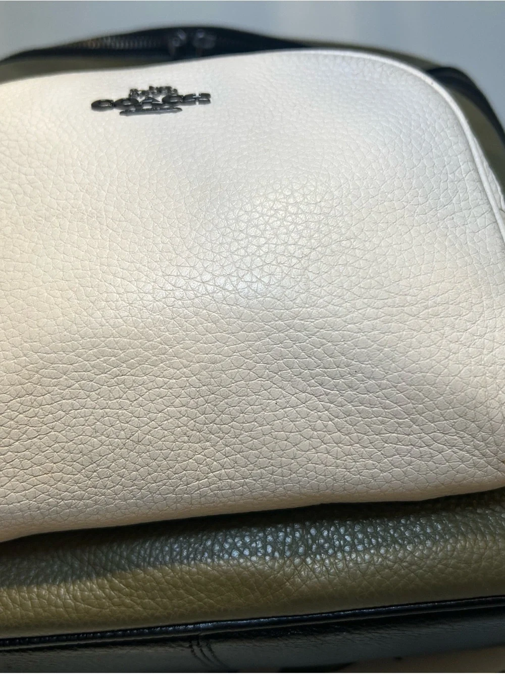 Coach leather backpack